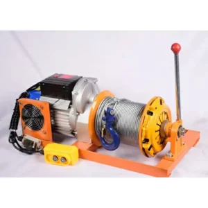220v / 380V Mini Motor Lift Electric Powered High Speed Wire Rope Electric Crane Hoist Winch With Clutch