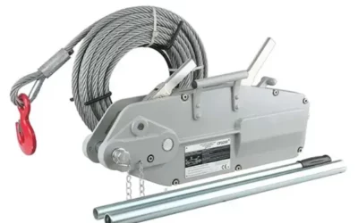 Herramientas personalizadas: Cable manual del cuerpo de aleación de aluminio que tira del torno para todas las necesidades de ingeniería