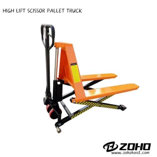 high lift scissor pallet truck