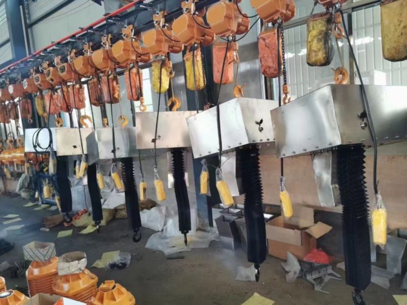 Customized electric hoist shipped